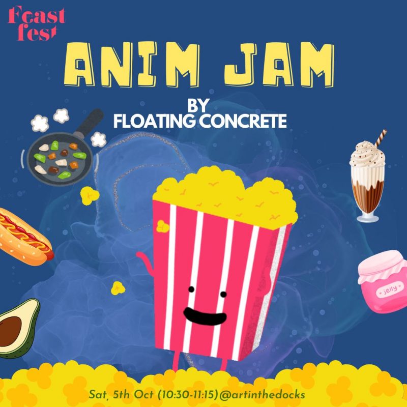 Floating Concrete presents Anim Jam – a fun, hands-on animation workshop for kids and families at Art in the Docks.